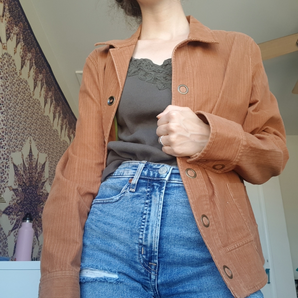 Foxcroft Brown Corduroy Jacket